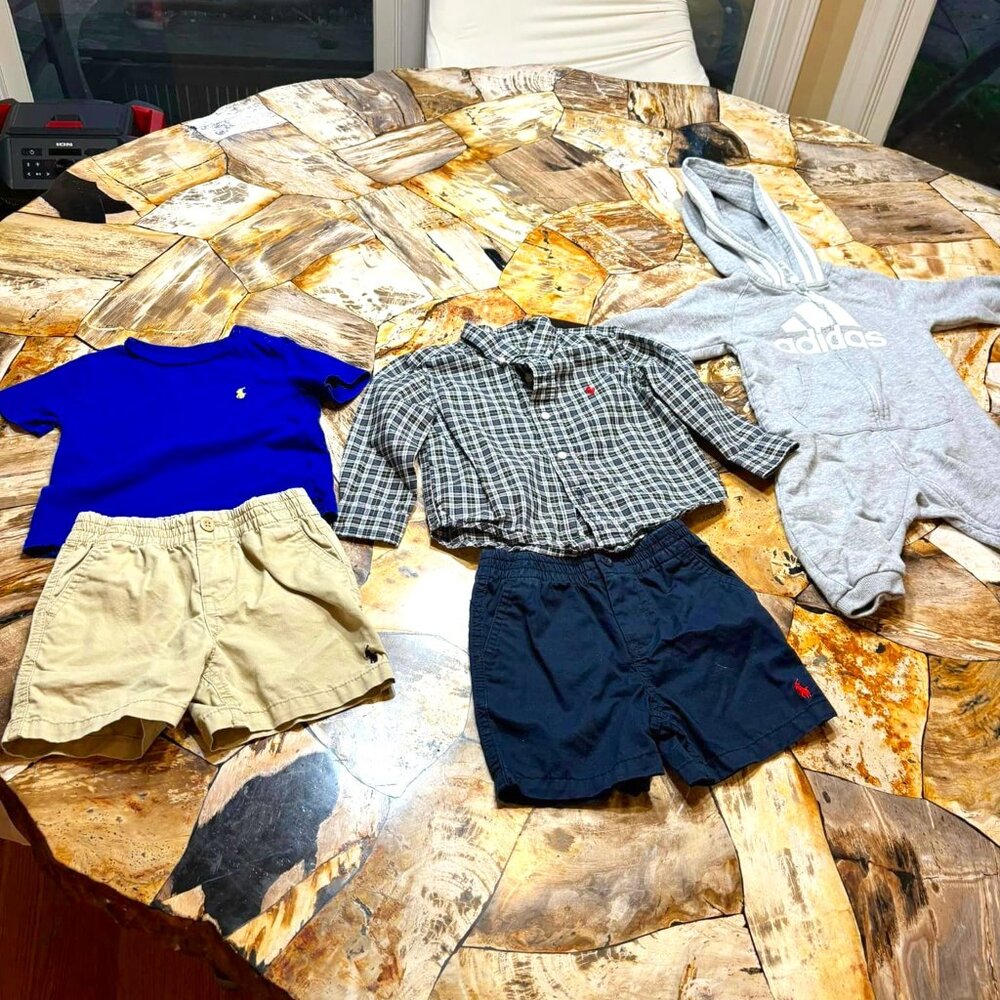 Ralph Lauren and Adidas outfits (all 12 months)